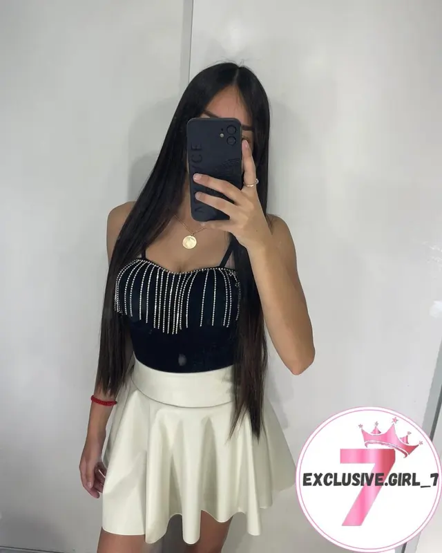 Crop top brillos